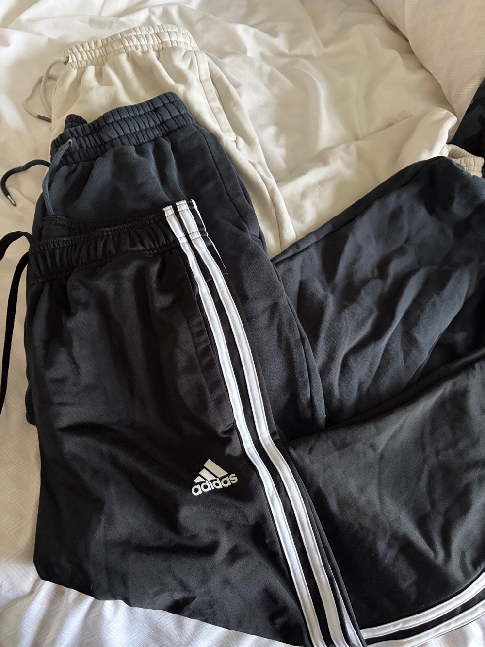 3 Pairs of Men’s Under Armour & Adidas Joggers - Small
